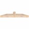 Ekena Millwork Portland Smooth Timber Gable Bracket, Douglas Fir, 60"W x 12"H x 5 1/2"D x 5 1/2"F, 5/12 Pitch GBW060X12X0606POR00SDF - alternate 2